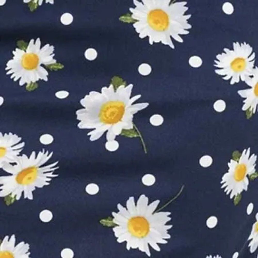 *Clearance* Potters Pot Blue Daisy Pencil Skirt - Picture 5 of 6
